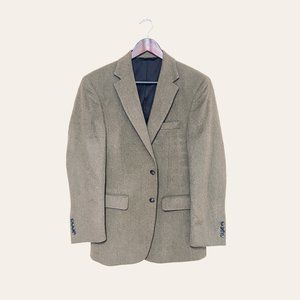 Jos.A. Bank Mens Blazer Size 39R Brown Camel Hair Sport Coat